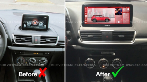 Màn hình DVD Android xe Mazda 3 2014 - 2019 | Gotech Mazda Limited